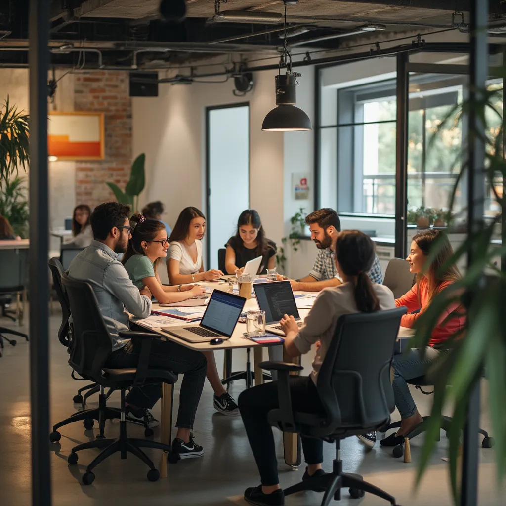 Equipe da Negócios Brasil em discussão estratégica